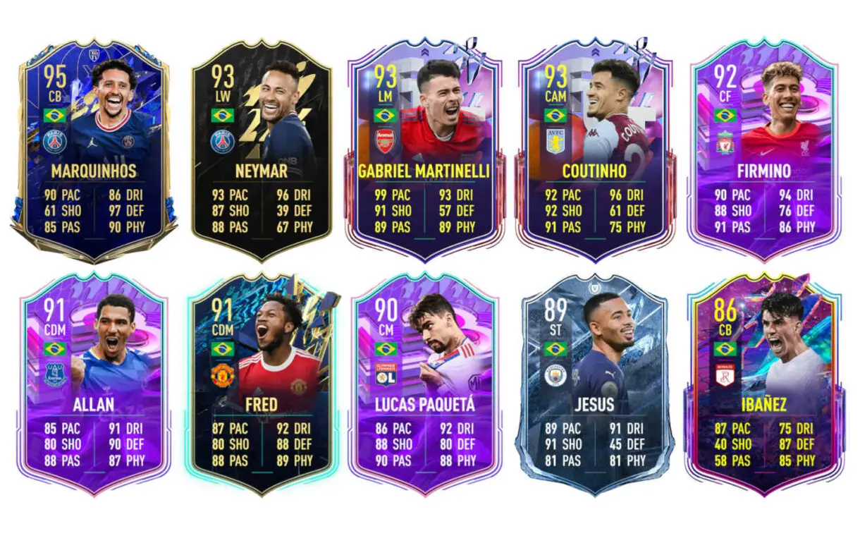 Links naranjas Brasil Mauro Júnior TOTS FIFA 22 Ultimate Team
