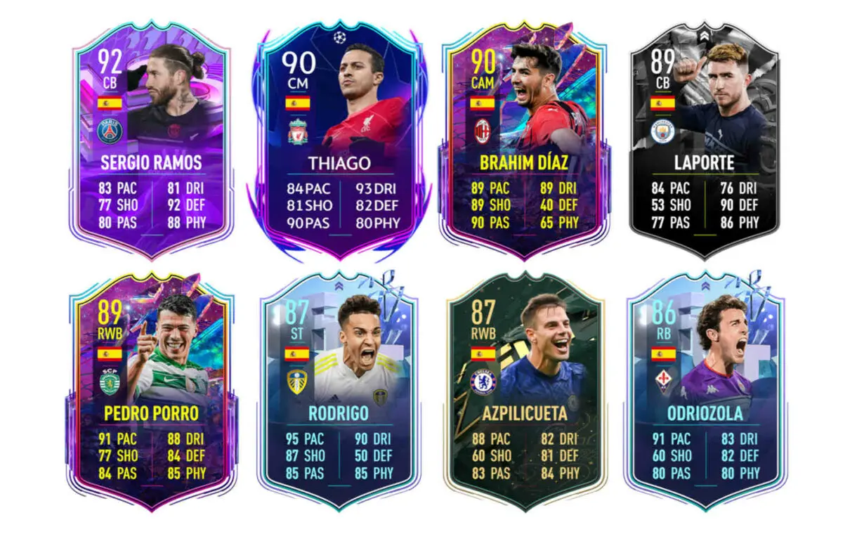 Links naranjas España Joaquín Sánchez FUT Captains FIFA 22 Ultimate Team