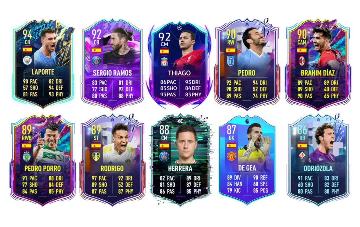 Links naranjas España Nacho Showdown FIFA 22 Ultimate Team