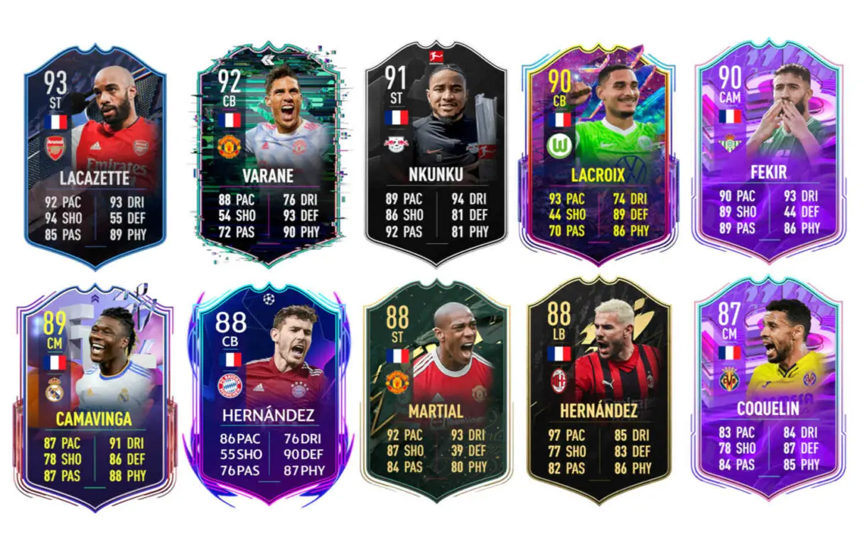 Links naranjas Francia Lemoine FUT Captains gratuito FIFA 22 Ultimate Team