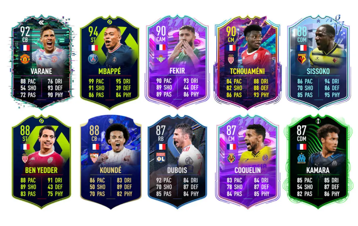 Links naranjas Francia Nkunku POTM Bundesliga FIFA 22 Ultimate Team