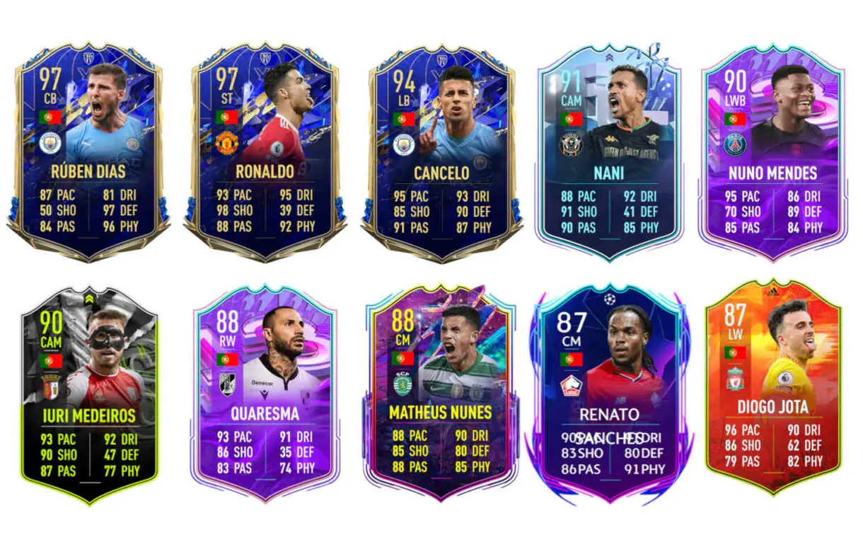 Links naranjas Joao Félix POTM Liga Santander FIFA 22 Ultimate Team