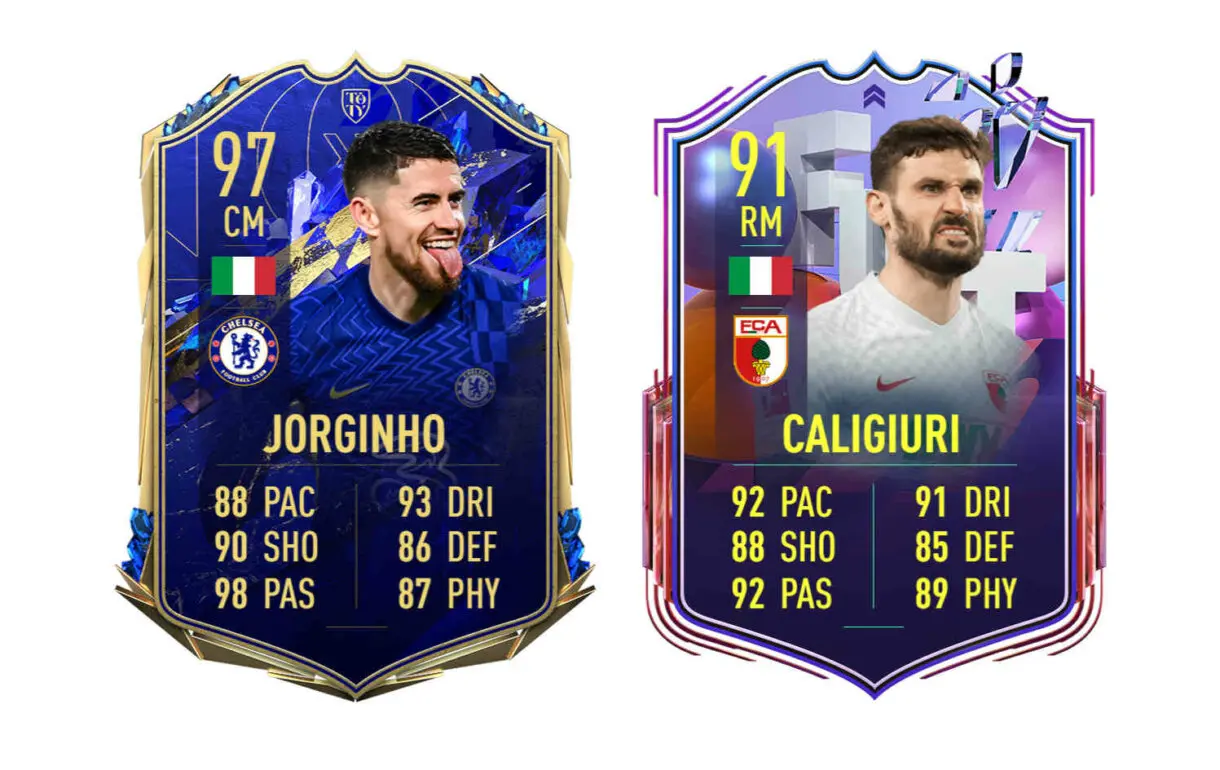 Links naranjas Raspadori TOTS FIFA 22 Ultimate Team