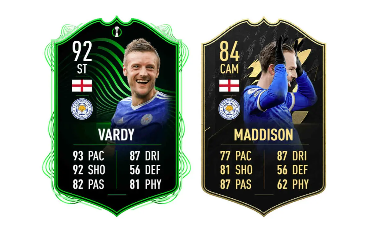 Links perfectos Harvey Barnes Showdown FIFA 22 Ultimate Team