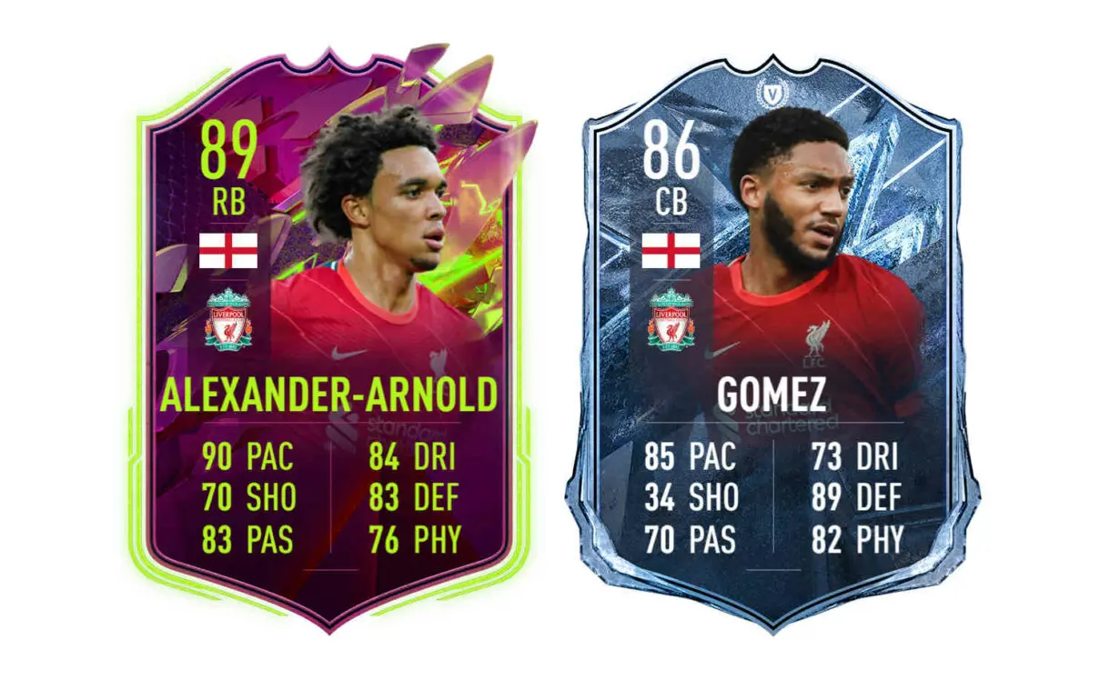 Links perfectos Curtis Jones Showdown FIFA 22 Ultimate Team