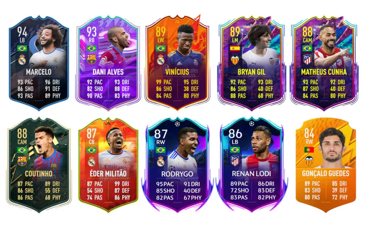 Links verdes Gabriel Paulista Showdown FIFA 22 Ultimate Team