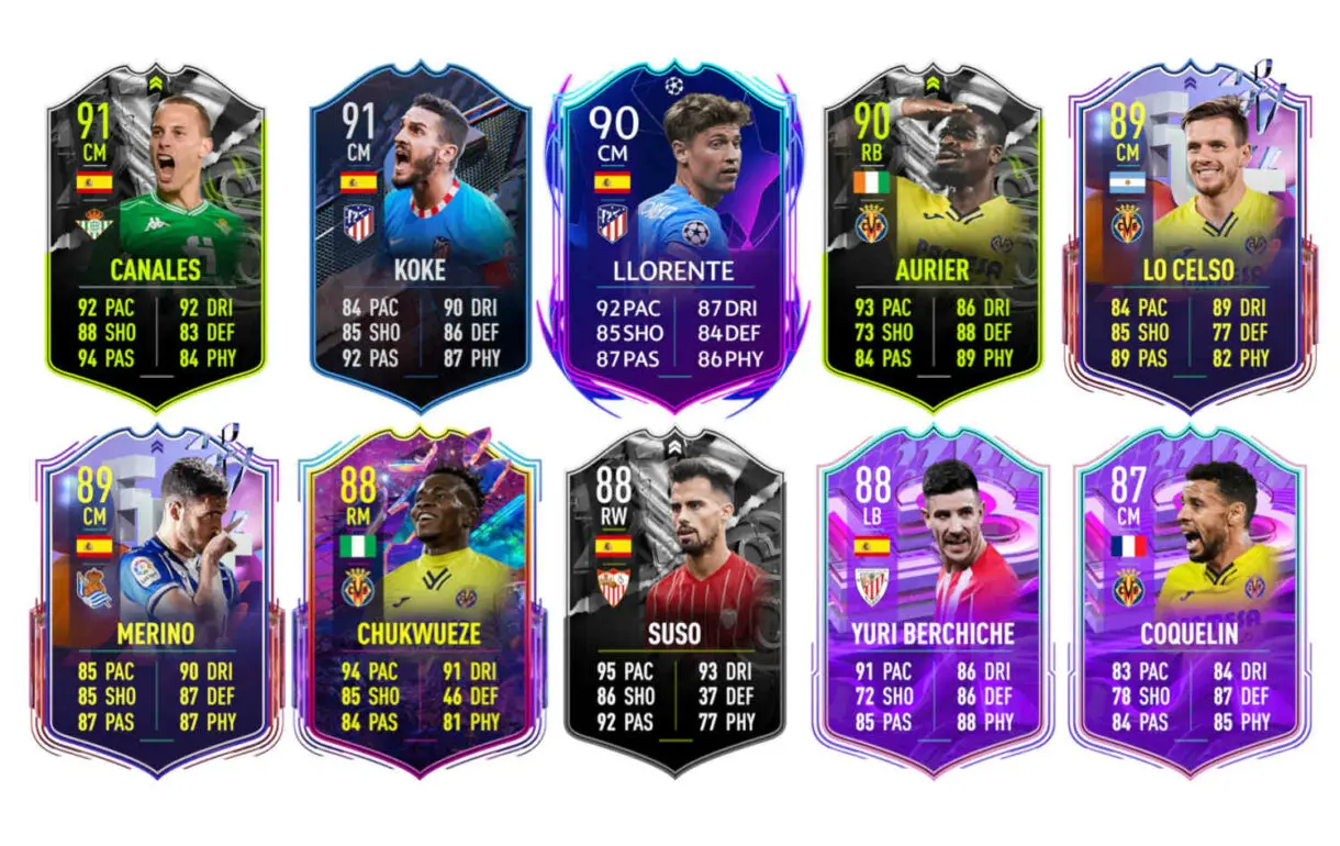 Links verdes Dani Parejo TOTS FIFA 22 Ultimate Team