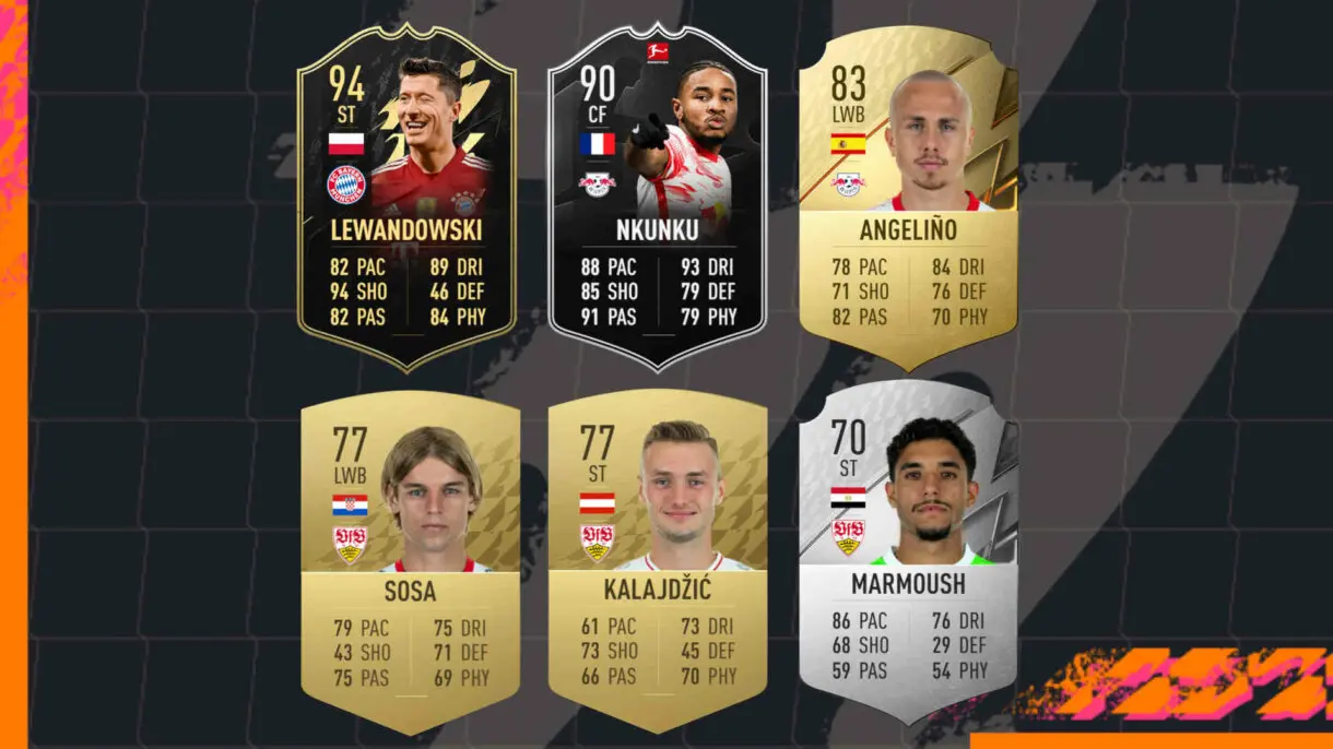 Mejores cartas In Form candidatos POTM Bundesliga marzo FIFA 22 Ultimate Team