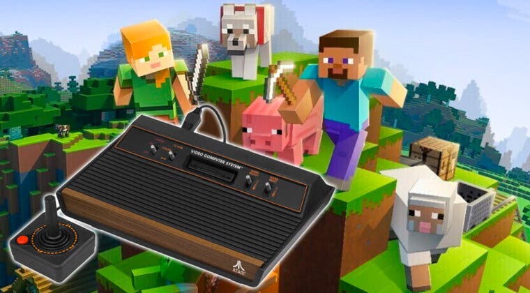 Imagen de ¿Y si Minecraft hubiera salido en la clásica Atari 2600? Este fan imagina su carátula y es increíble
