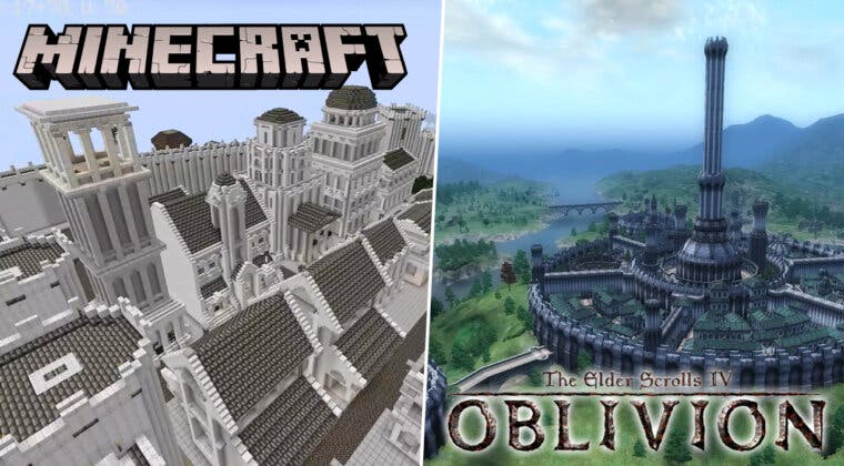 Imagen de Hacen en Minecraft la Ciudad Imperial de Oblivion al completo tras 2 años de trabajo