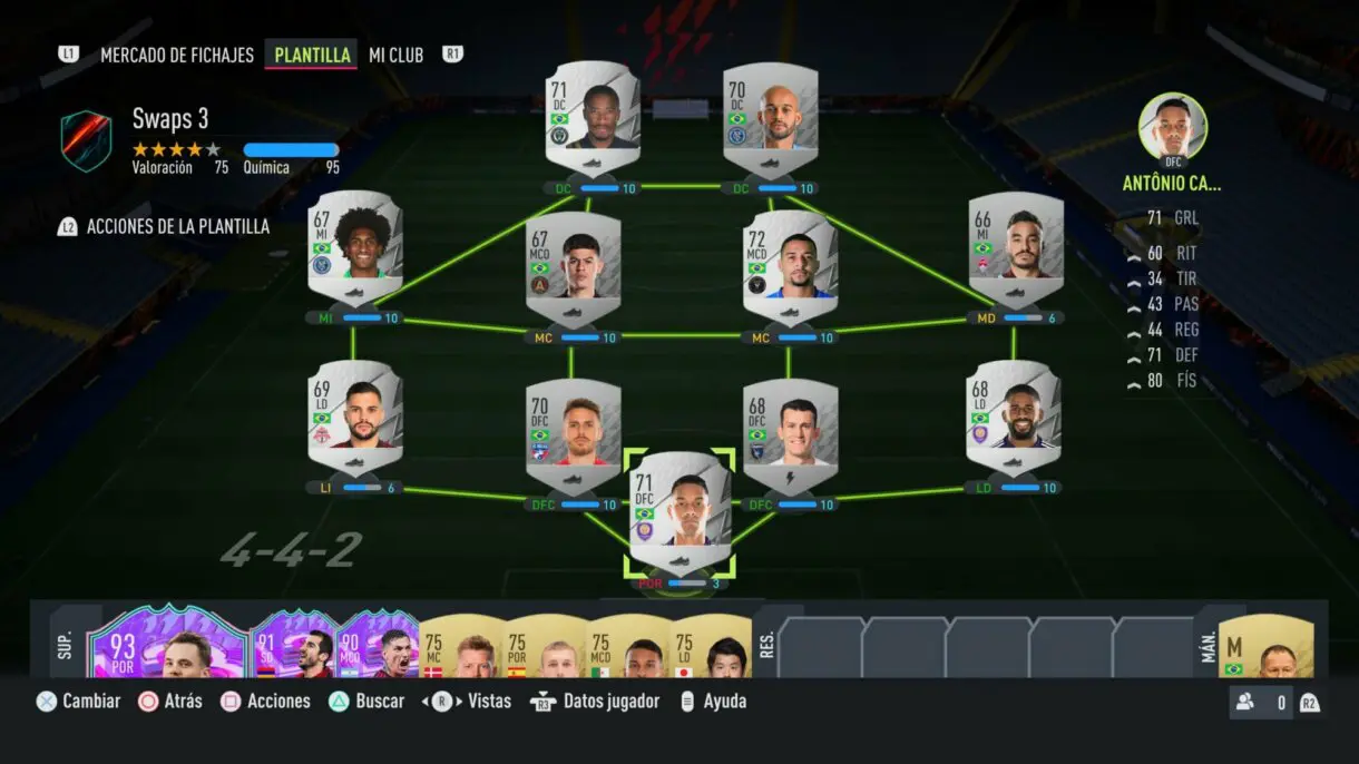 Equipo de Brasil, plata y MLS FIFA 22 Ultimate Team