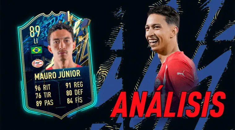Imagen de FIFA 22: ¿Lateral ofensivo de lujo? Análisis de Mauro Júnior TOTS gratuito