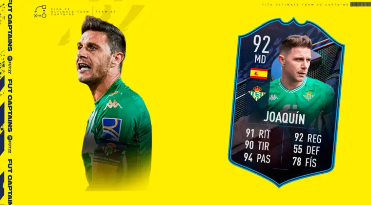Imagen de FIFA 22: ¿Merece la pena Joaquín Sánchez FUT Captains? + Solución del SBC