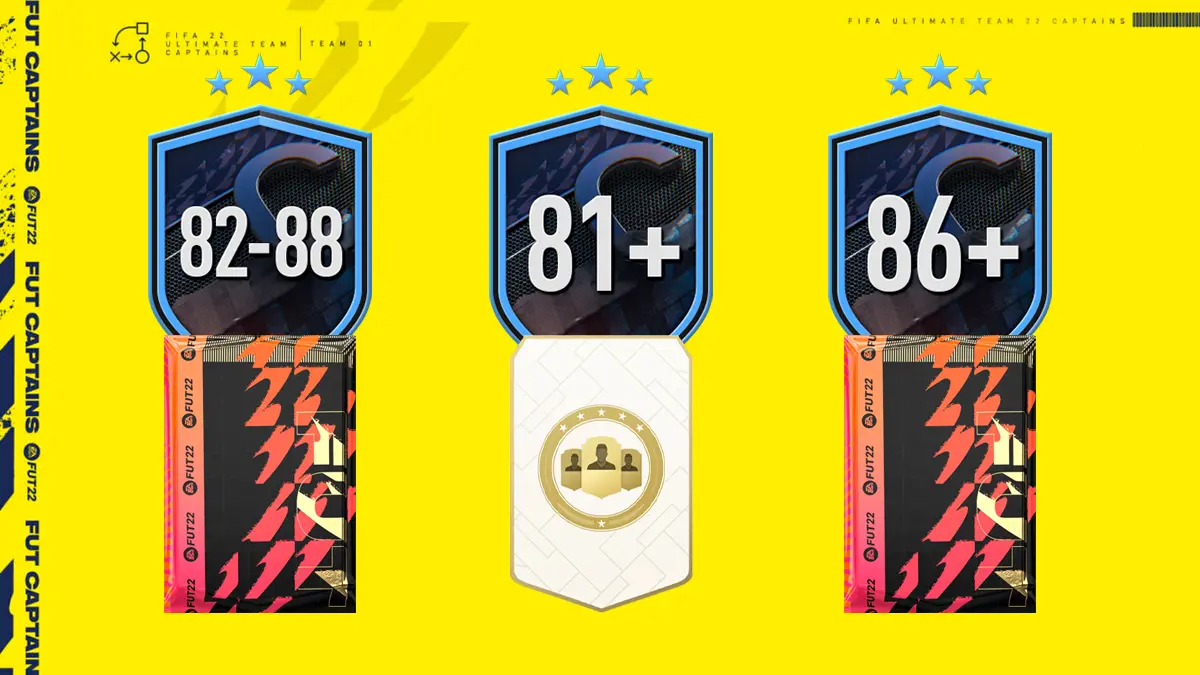 FIFA 22 Ultimate Team SBC Mejoras de media FUT Captains