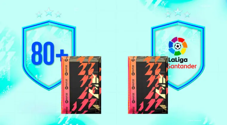 Imagen de FIFA 22: Solución a los SBC's "Mejora EFIGS x2 80+" y "Mejora LaLiga x11 81+"