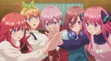 Imagen de The Quintessential Quintuplets confirma la duración de su película, y no será cortita