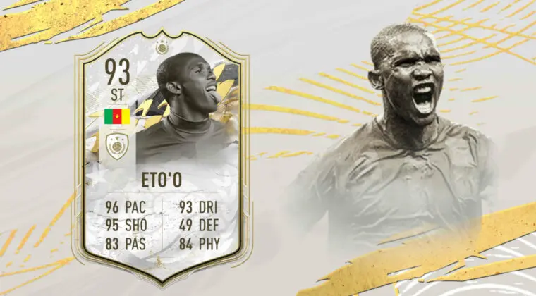 Imagen de FIFA 22 Icon Swaps: ¿Más caro de lo que debería? Review de Eto´o Moments