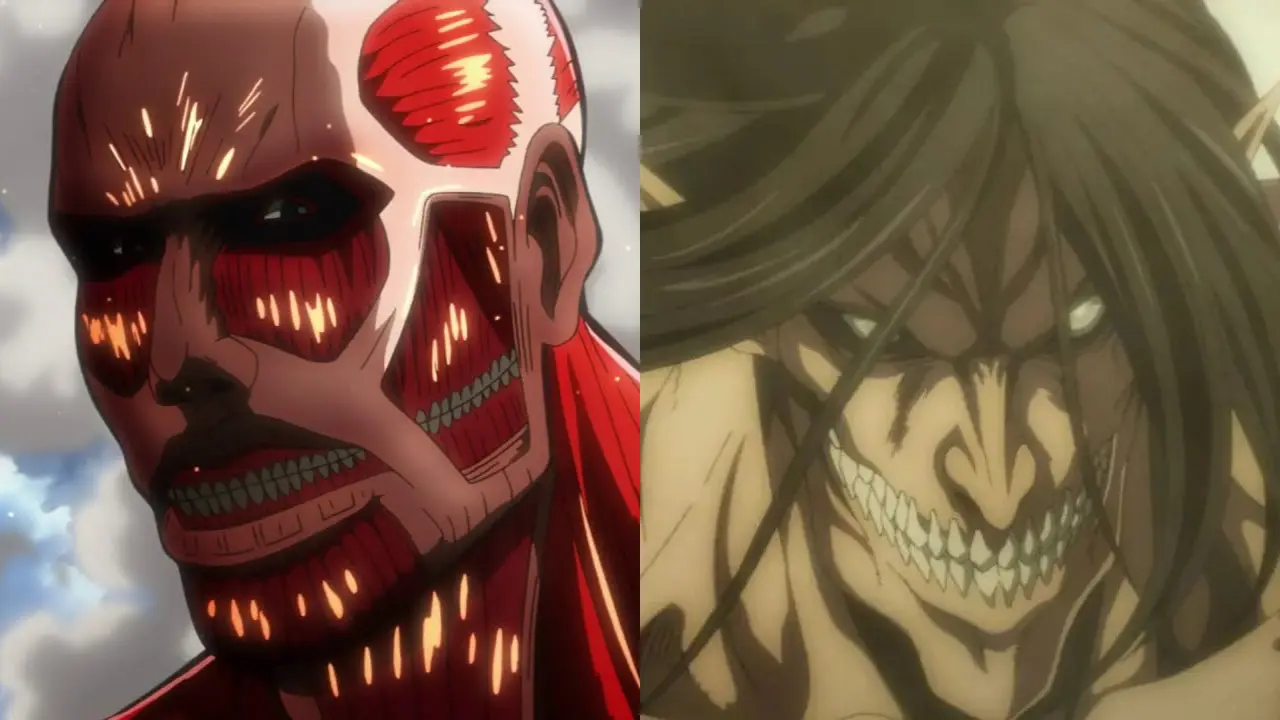 shingeki no kyojin titanes tamaño