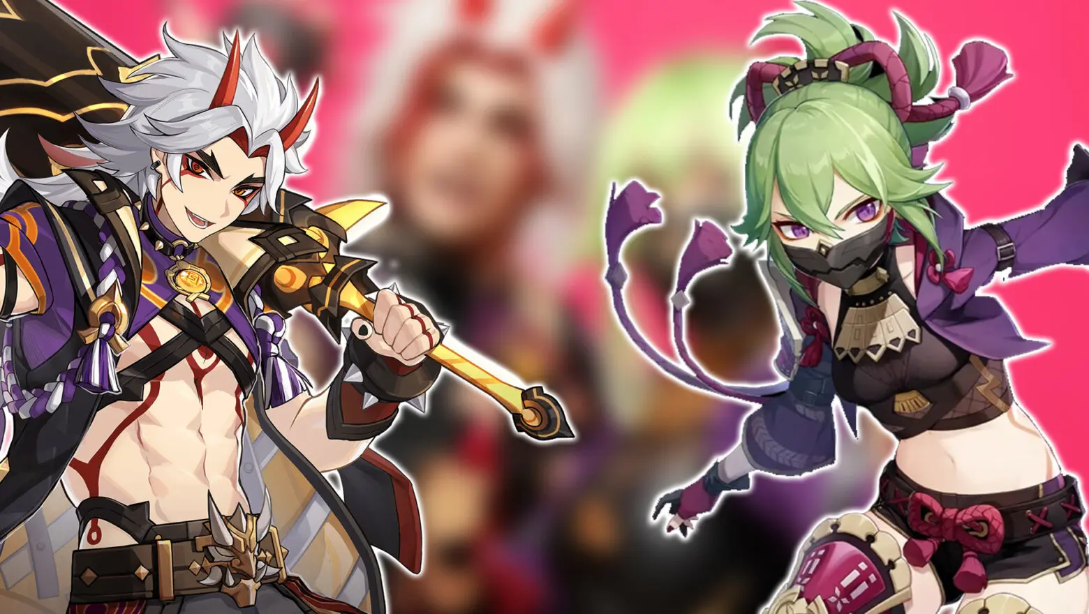 Cosplay de pareja de Genshin Impact