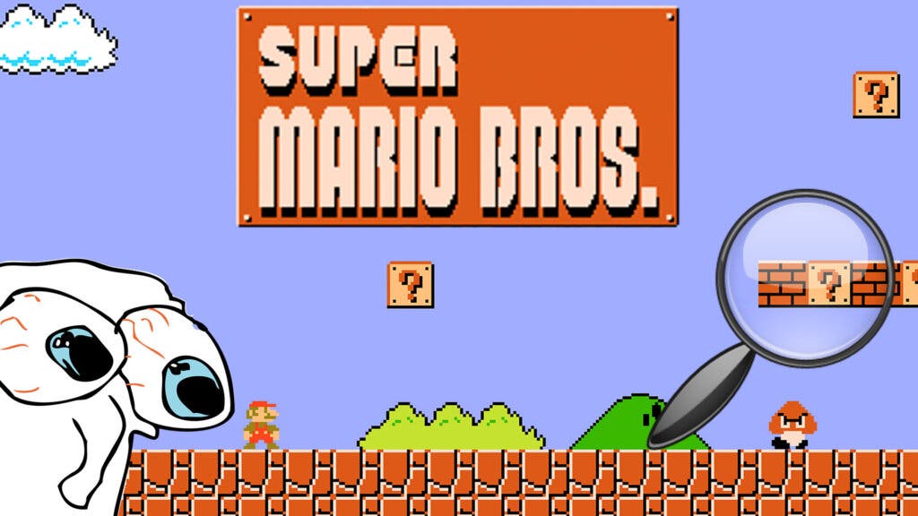 un secreto de Super Mario Bros.