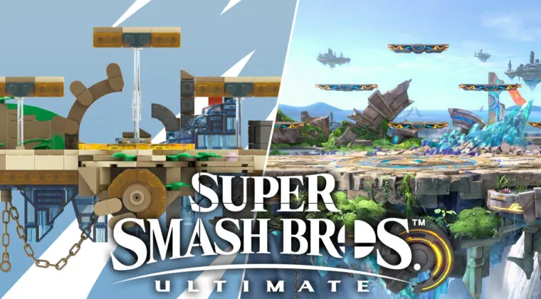 Imagen de Un fan de Super Smash Bros. ha creado un set de LEGO del Campo de batalla espectacular