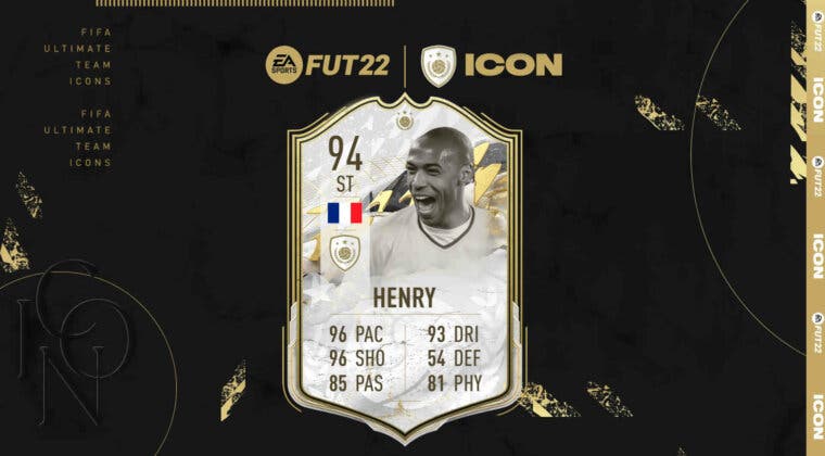 Imagen de FIFA 22 Iconos: aparece el SBC de Thierry Henry Moments