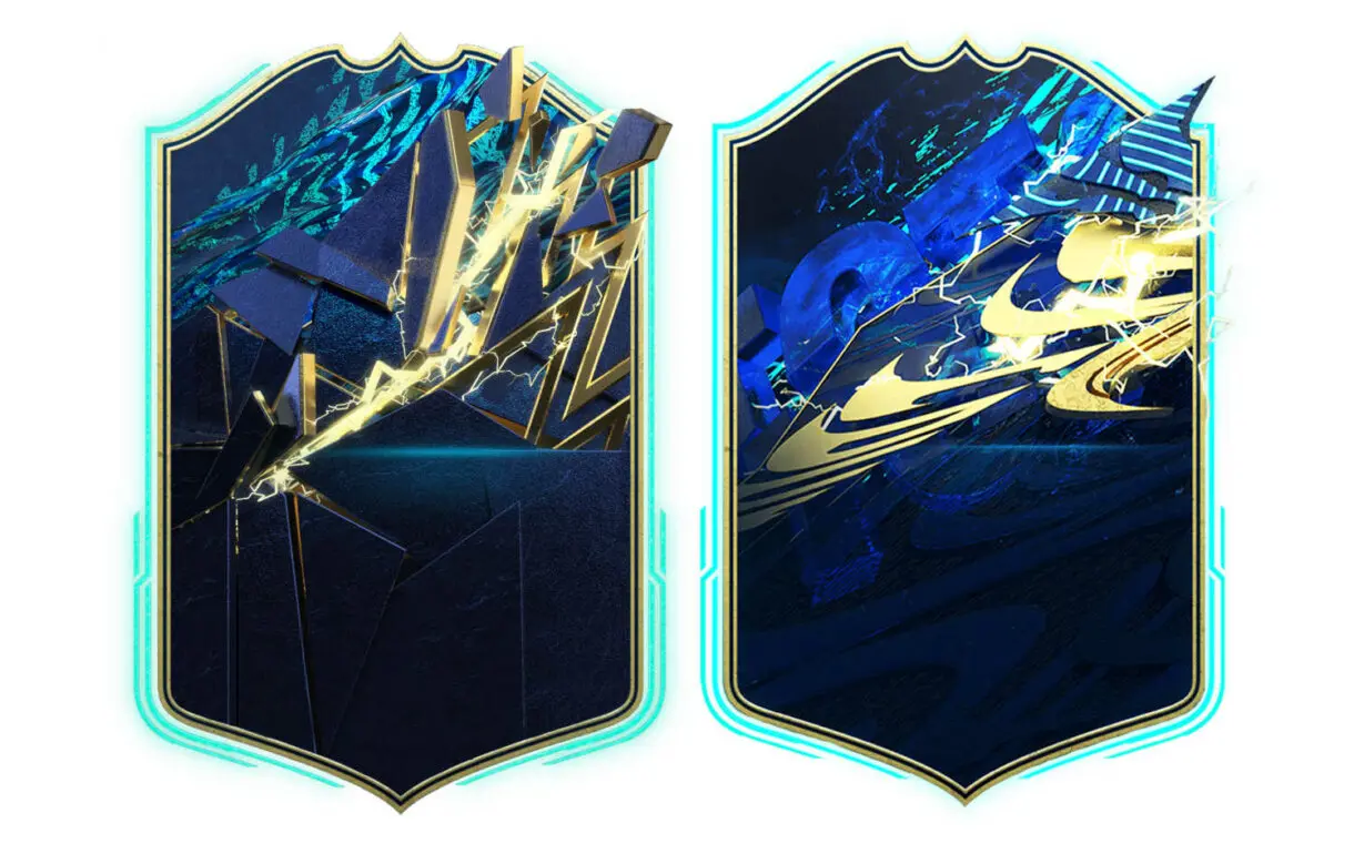 Diseño cartas FIFA 22 y FIFA 21 Ultimate Team