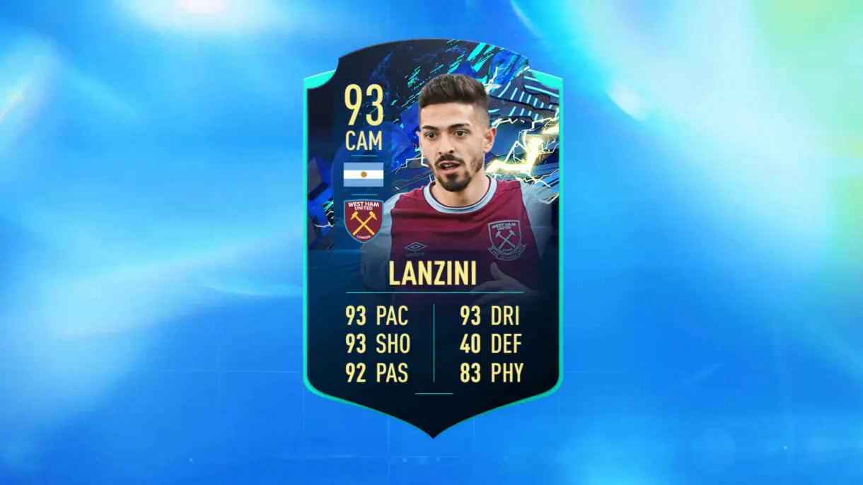 Carta Lanzini TOTS Moments FIFA 21 Ultimate Team