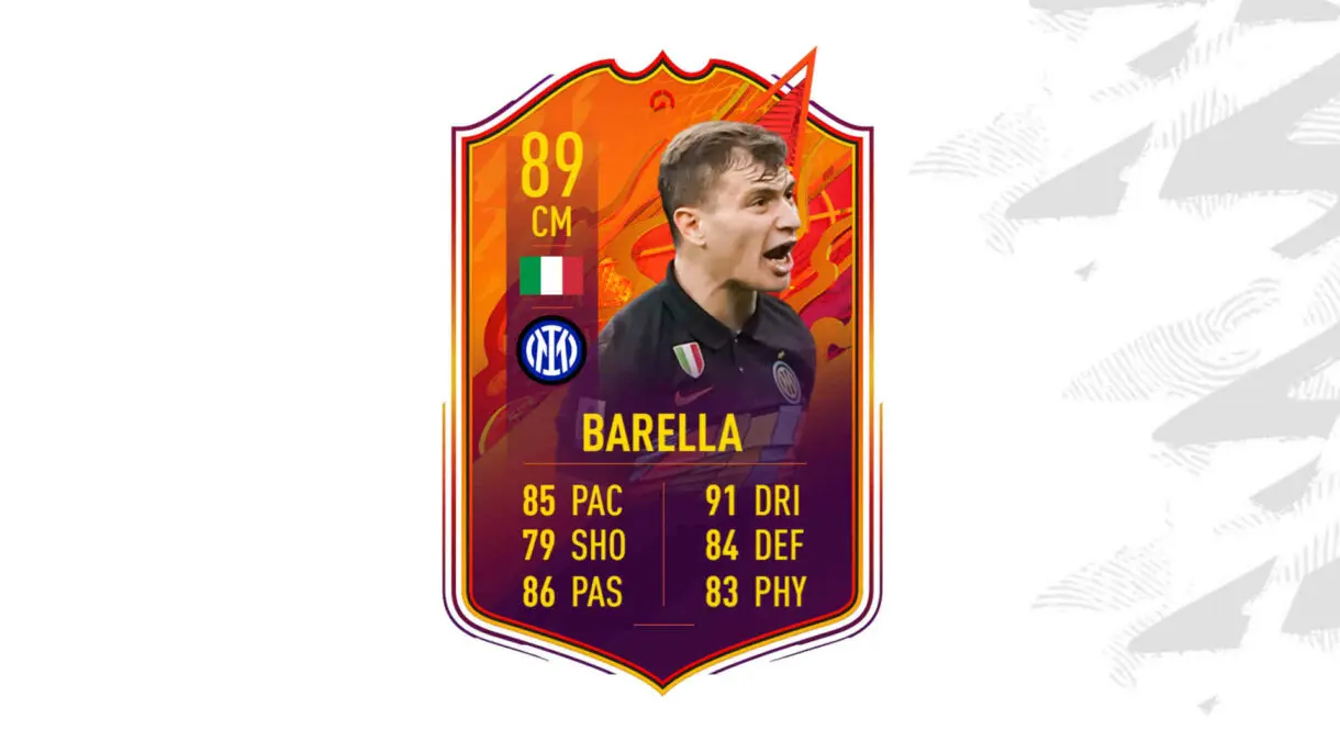 Cartas Headliners Barella FIFA 22 Ultimate Team