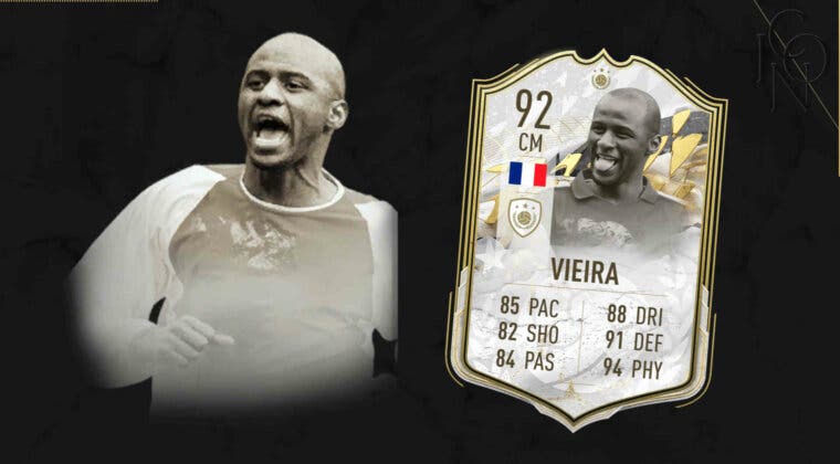Imagen de FIFA 22 Iconos: Patrick Vieira Moments ya está disponible en SBC