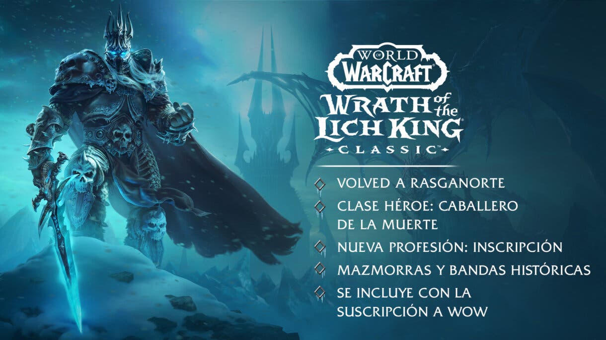 wow classic - expansión wrath of the lich king classic