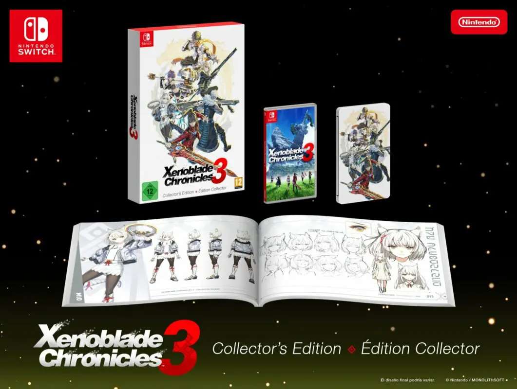 edición coleccionista de Xenoblade Chronicles 3