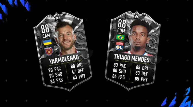 Imagen de FIFA 22: estos son los números de los dos primeros Showdown gratuitos de Ultimate Team (Yarmolenko y Thiago Mendes)