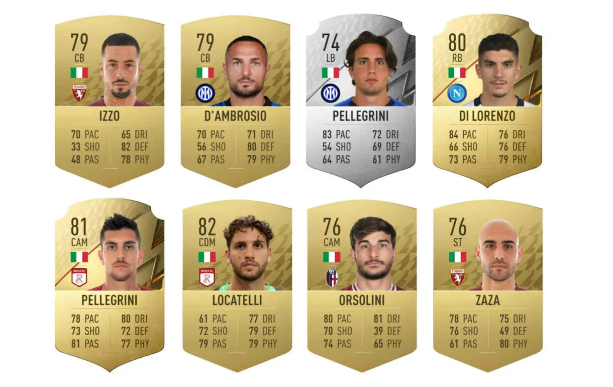 Alternativas para plantilla barata de Grifo TOTS FIFA 22 Ultimate Team