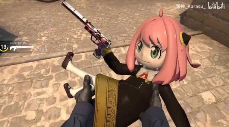 Imagen de Spy x Family: Anya y su pistola con silenciador llegan a CS:GO