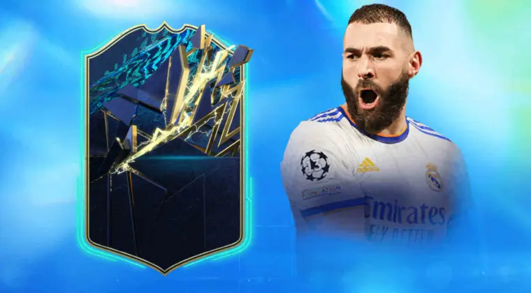 Imagen de FIFA 22: filtrada la posible carta TOTS de Karim Benzema