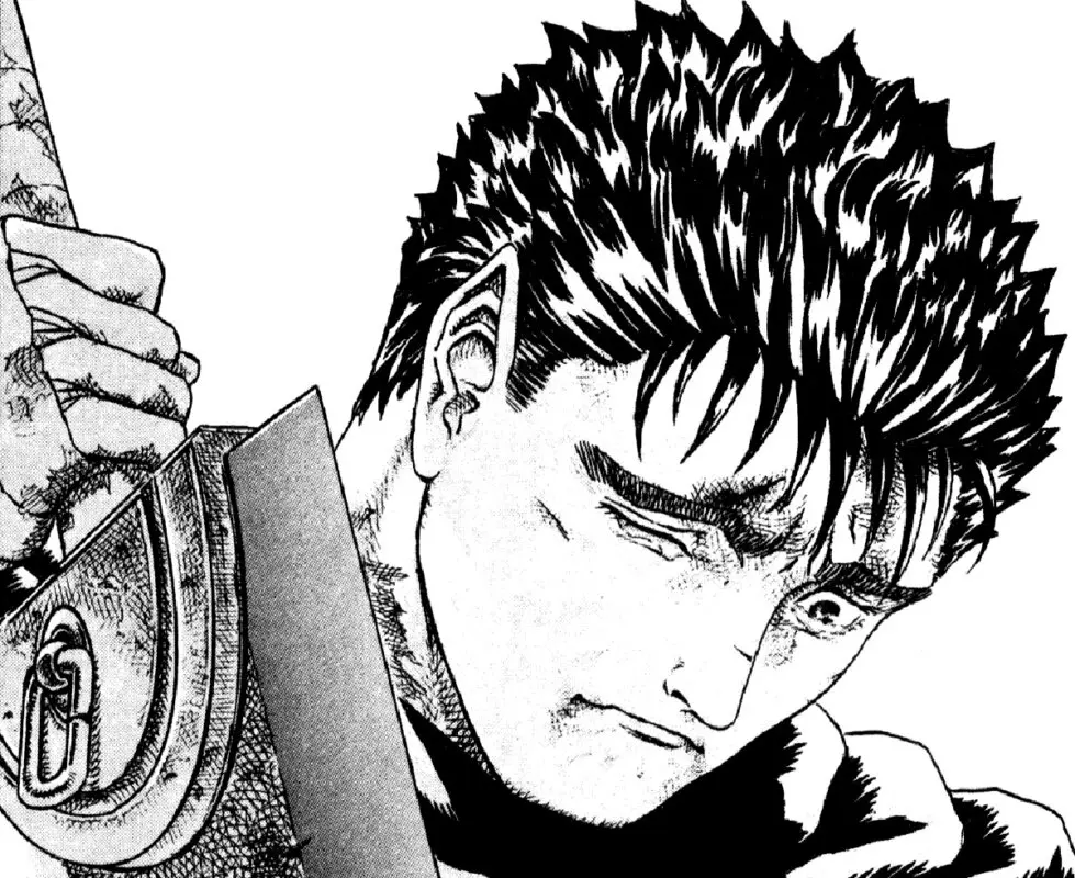Guts llorando