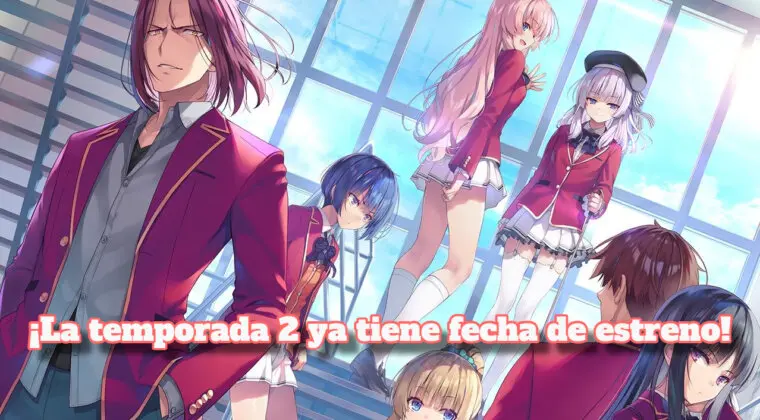 Imagen de Classroom of the Elite confirma la fecha de estreno de su temporada 2
