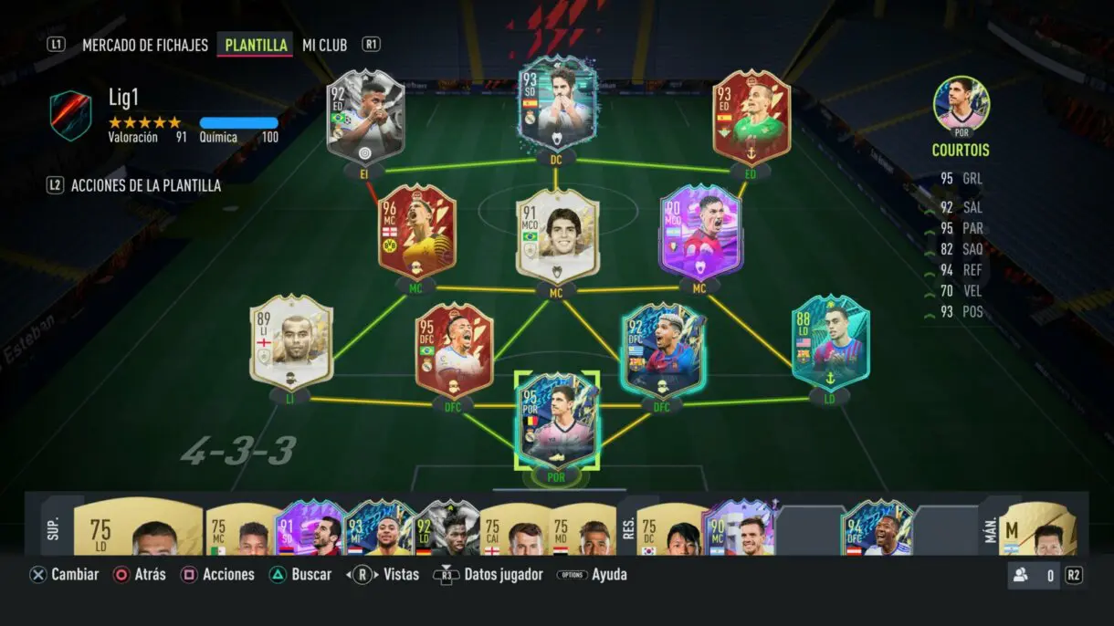 Equipo competitivo FIFA 21 Ultimate Team