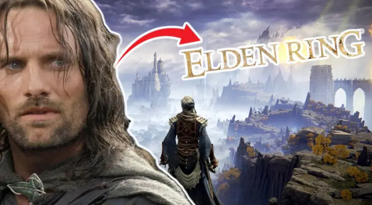 Imagen de Aragorn de El Señor de los Anillos llega a Elden Ring gracias a este montaje tan surrealista