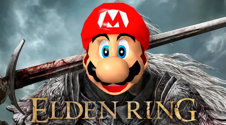 Imagen de Los mapas de Elden Ring y Super Mario World se fusionan de forma espectacular en este fan art