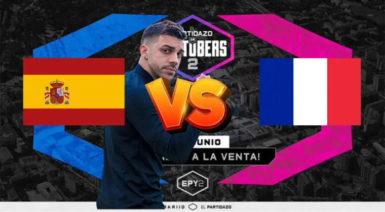 Imagen de España VS Francia en un partido de fútbol: DjMariio es retado por Aminematue