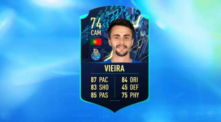 Imagen de FIFA 22: estos son los números de Fábio Vieira TOTS Moments, la nueva carta gratuita de plata