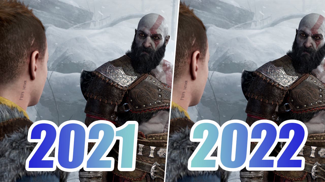 god of war ragnarok comparativa graficos