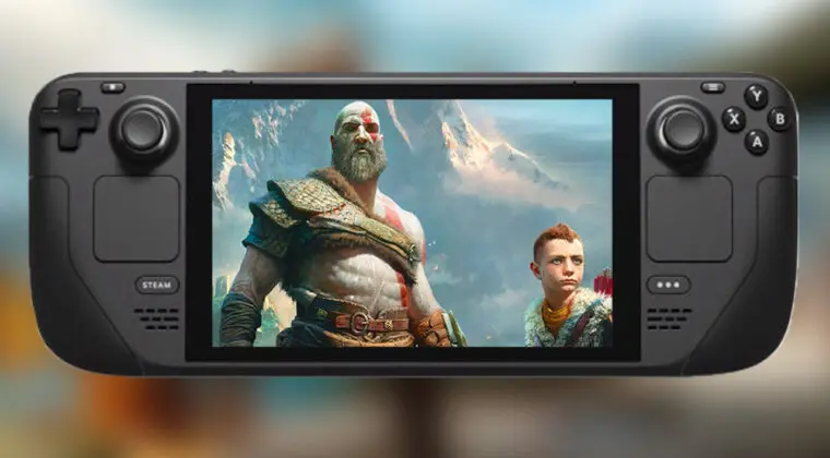 Imagen de God of War en modo portátil luce genial y así es comparado con PS4 y PS5