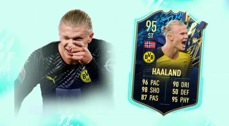 Imagen de FIFA 22: la sorpresa de Erling Haaland TOTS (review)
