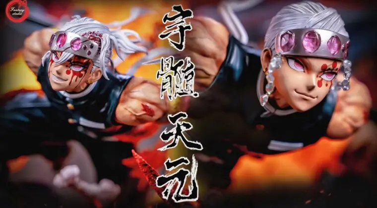 Imagen de Kimetsu no Yaiba: Esta figura de casi 50 cm de Uzui es una verdadera pasada