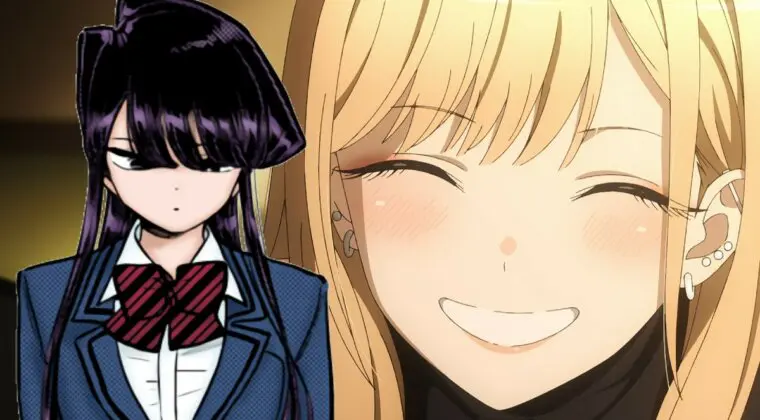 Imagen de Sono Bisque Doll wa koi wo Suru: Un artista intercambia el atuendo de Marin con el de Komi-san