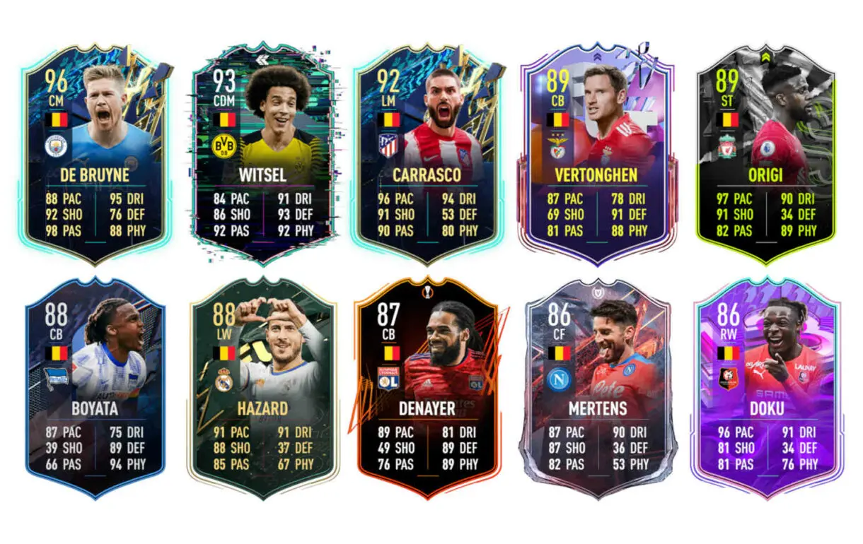 Links naranjas Bélgica Batshuayi TOTS FIFA 22 Ultimate Team