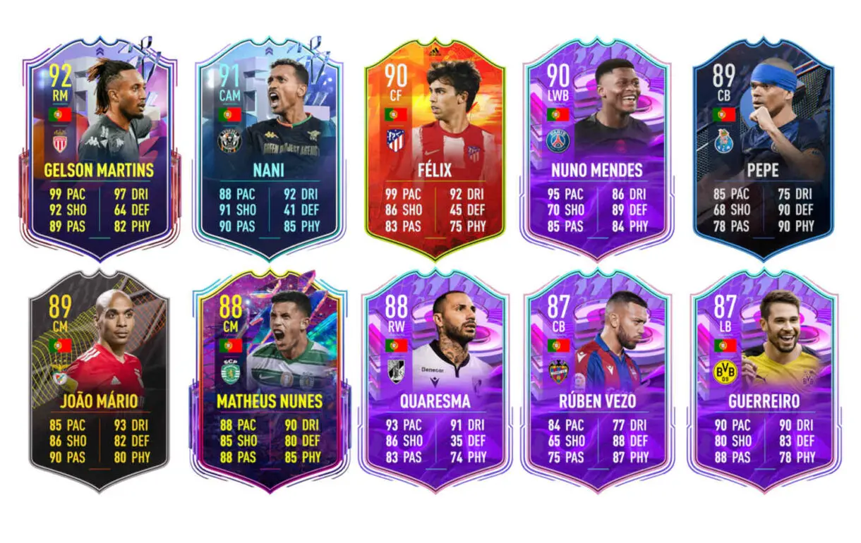 Links naranjas Cristiano Ronaldo POTM FIFA 22 Ultimate Team